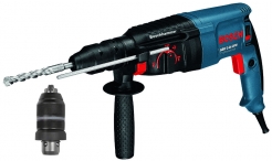 Bosch GBH 2-26 DFR    VRTACÍ KLADIVO-SDS PLUS SE SKLÍČIDLEM 800W, 2,7J, kufr, 0611254768