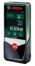Bosch PLR 50 C LASEROVÝ DÁLKOMĚR, rozsah 0,05-50m, Bluetooth 0603672221
