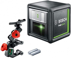 Bosch QUIGO Green KŘÍŽOVÝ LASER se zeleným paprskem a držákem 0603663C00