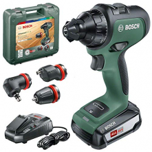 Bosch AdvancedDrill 18 set AKU VRTACÍ ŠROUBOVÁK bezuhlíkový (1x2,5Ah, AL1830CV, kufr) 06039B5002