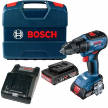 Bosch GSR 18 V-50 VRTACÍ ŠROUBOVÁK bezuhlíkový  (2x2,0Ah, GAL1820, L-Case) 06019H5000