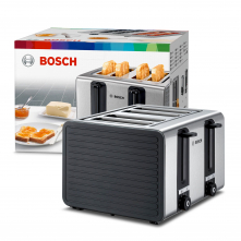 Bosch TAT 7S45 OPÉKAČ TOPINEK 4-slotový, 1800W, barva grafit, TAT7S45