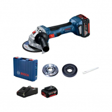 Bosch GWS 180-LI i ÚHLOVÁ BRUSKA Ø125mm  (2x4,0Ah, GAL18V-40, kufr) 06019H9021