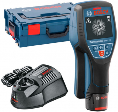 Bosch D-tect 120 UNIVERZÁLNÍ DETEKTOR (1x2,0Ah, GAL1240CV, L-Boxx)  kovy, el.vedení, dřevo, plast  0601081301